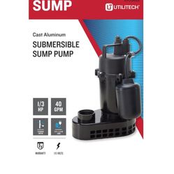 Utility Tech submersible sump pump