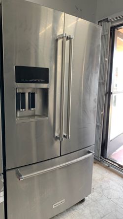 Kitchen Aid French Door Stainless Steel Fridge !