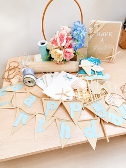 Beach Birthday Party Decor Bundle