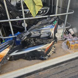 LEXUS RC350 RCF RC300 TRIPLE BEAM HEADLIGHT DRIVER LEFT 2015-19 CLEAN NO DAMAGE