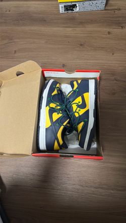 Nike dunk low Michigan custom