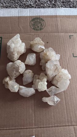 Raw Clear Quartz Crystal Specimens