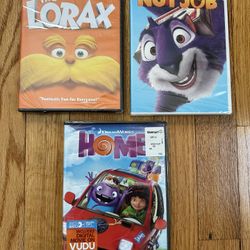 Kids DVD Movies Lot Of 3 NEW & Sealed