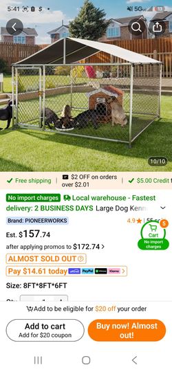Outside fence dog or any animal cage