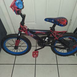 Huffy Spider Man kids bike 12inch wheels
