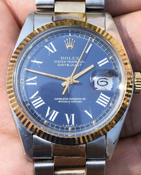 mens rolex datejust roman numerals