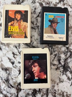 Elvis Presley eight track tapes