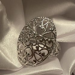 Sterling Silver Filigree Ring