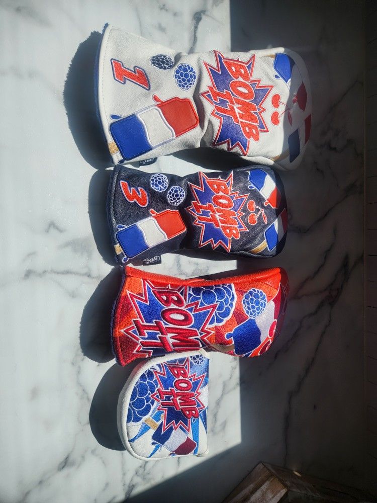 Brand New CMC BOMB IT headcover Set