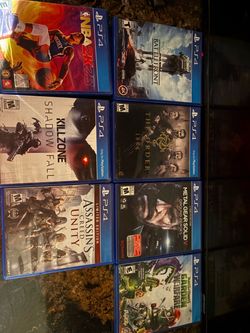 $20 for all-$5 Each- PS4 Video Games