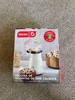 DASH 10 Cup Hot Air Popcorn Maker, Open Box, New