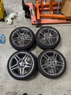 Mercedes AMG Split Spoke Wheels