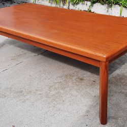 beautiful Danish TEAK rectangular COCKTAIL COFFEE TABLE and Others 