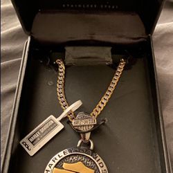 Harley Davidson Pendant Necklace 