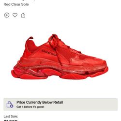 Balenciaga Size 43 All Red