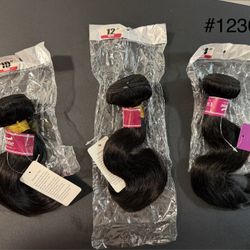 New Human Hair Bundles 10”12”14”