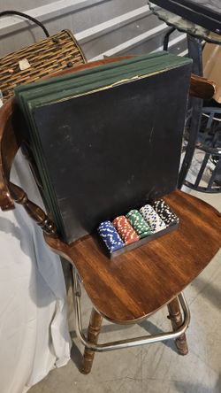 Poker Table With Chips
