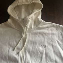 All White Nike Tech Hoodie 