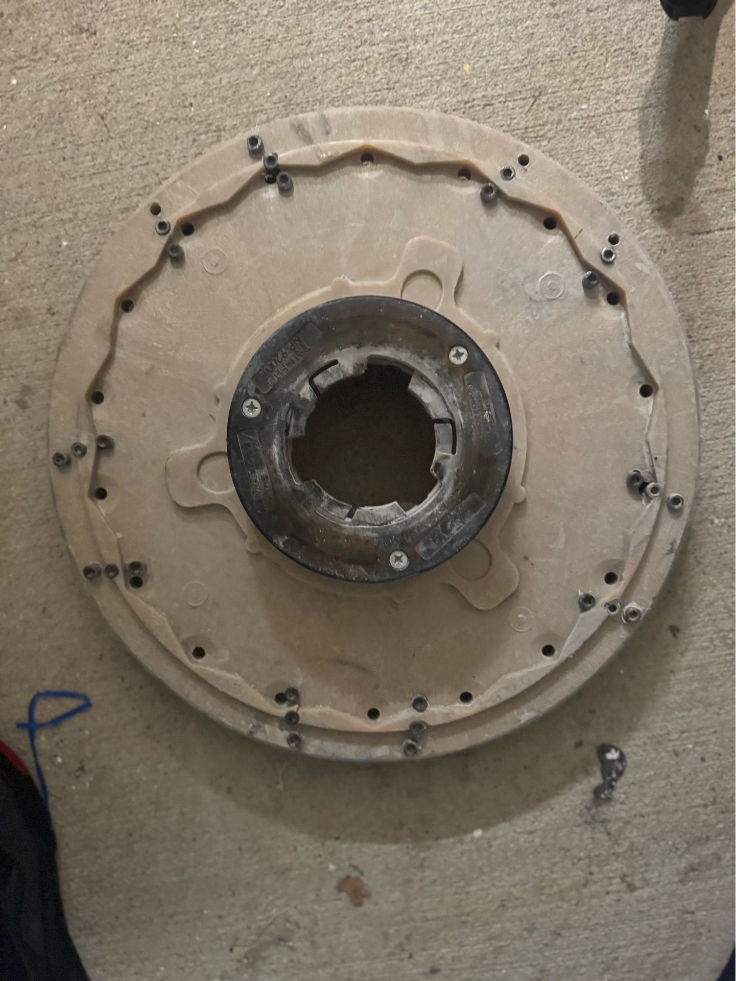 Grinder plate with the diamond