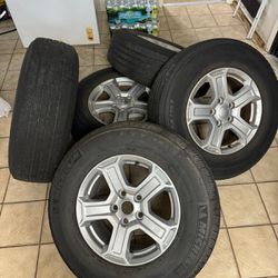 Original Jeep Wrangler Wheels (Tires Included)