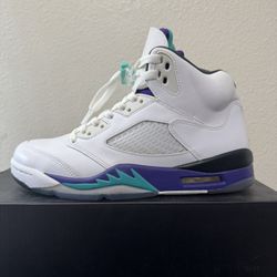 Jordan 5 Retro Grape Size 8.5 Men’s Worn Once Original Box $200