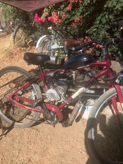 Gas bikes take 200 for red one 300