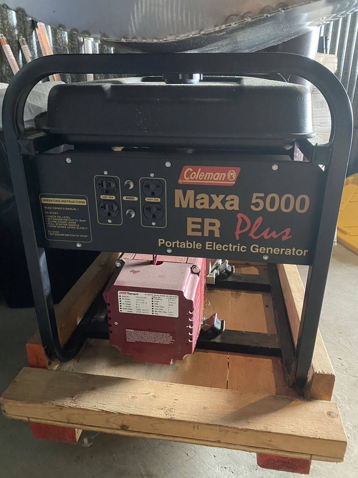Coleman Maxa 5000 ER Plus