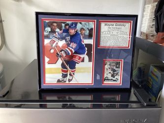 Framed Photo Collage of New York Ranger Wayne Gretzky