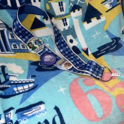 NWT Disney Parks Disneyland 60 Diamond Celebration Lanyard And Pins