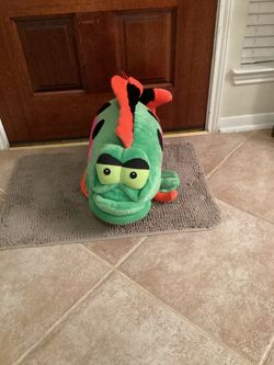 Colorful Plush Chameleon Stuffed Toy