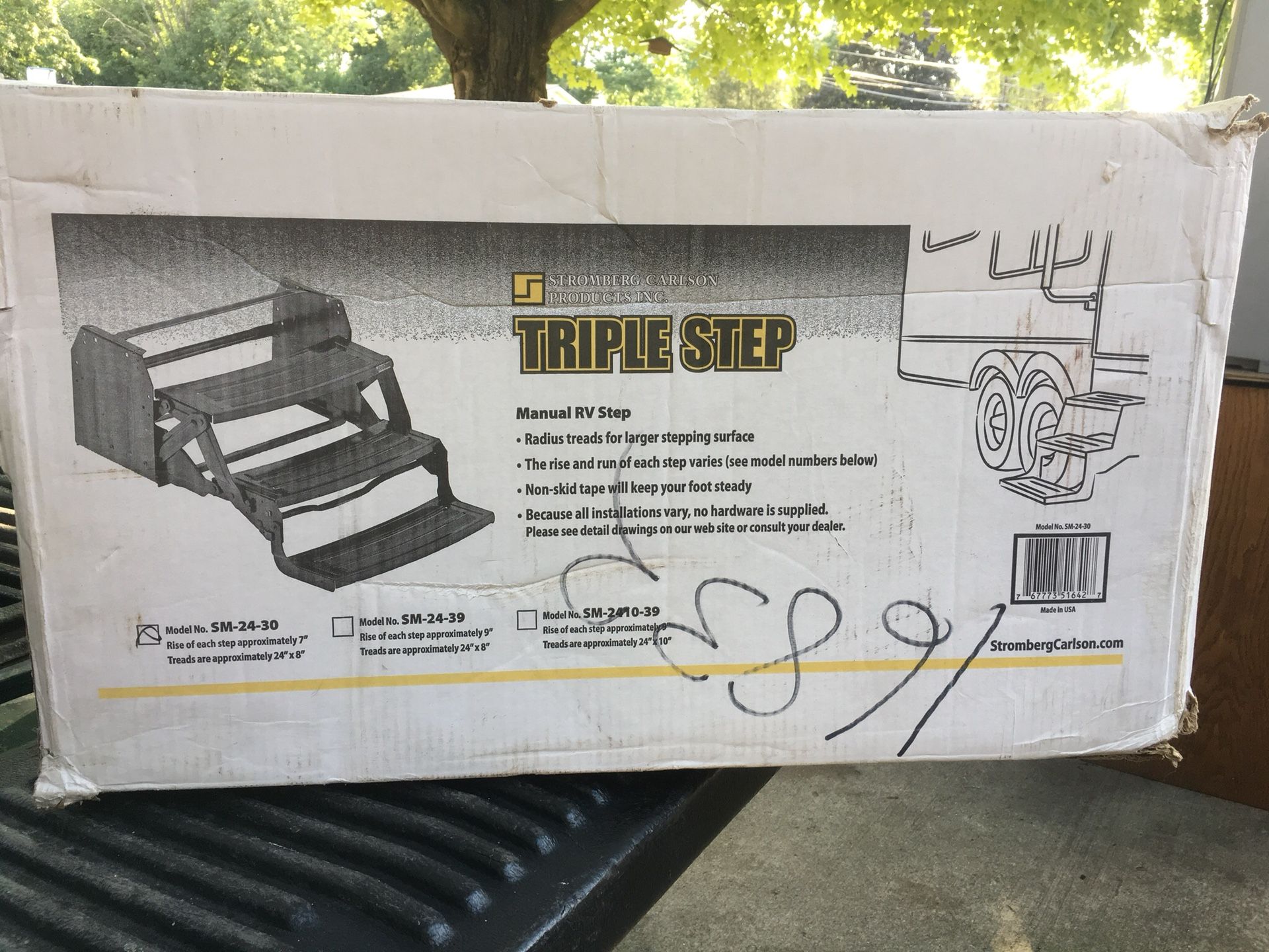 Rv triple retracting steps, new