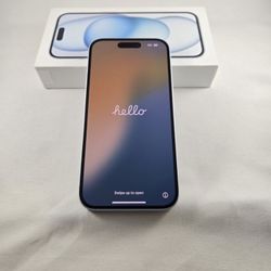 iPhone 15 Unlocked Blue 128GB