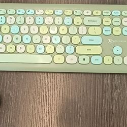 X9 Performance Cute Wireless Keyboard And Mouse Green 
