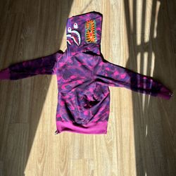 Purple bape Hoodie