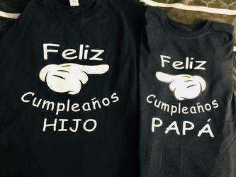 Personalizadas /camisas/ padre hijo for Sale in Houston, TX -