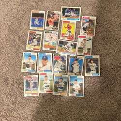 Baseball Cards 19 Cards