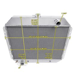 Aluminum Radiator For 1968 - 79 Ford F-Series Truck