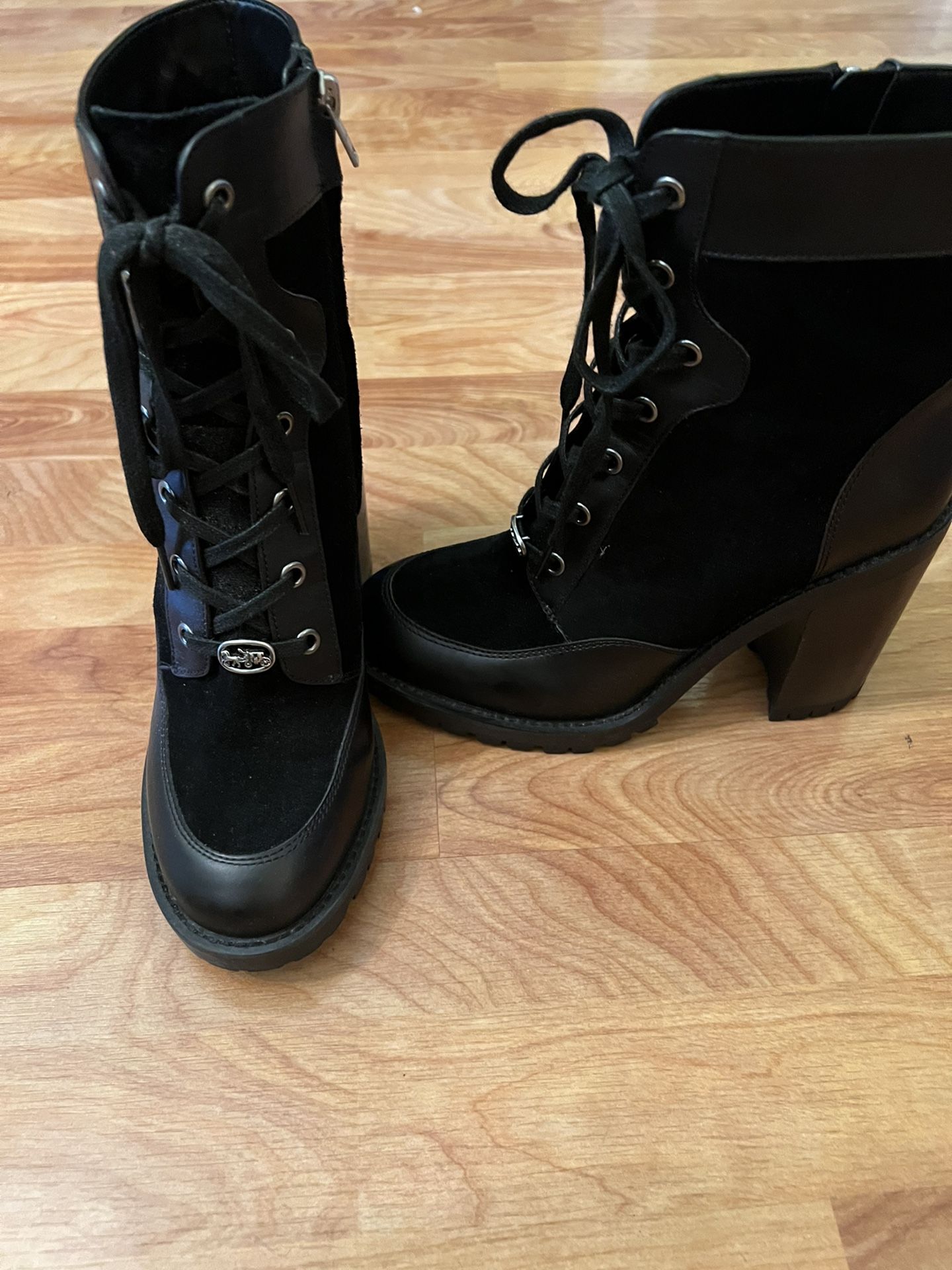 Coach Military Style LUG SOLE BOOT