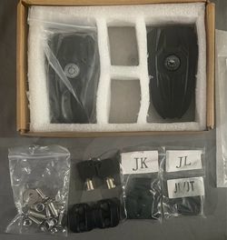 Locking Hood Latches w/Keys for Jeep Wrangler JK, JL/JLU & Gladiator JT