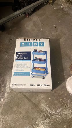 Lexington 3-tier rolling cart