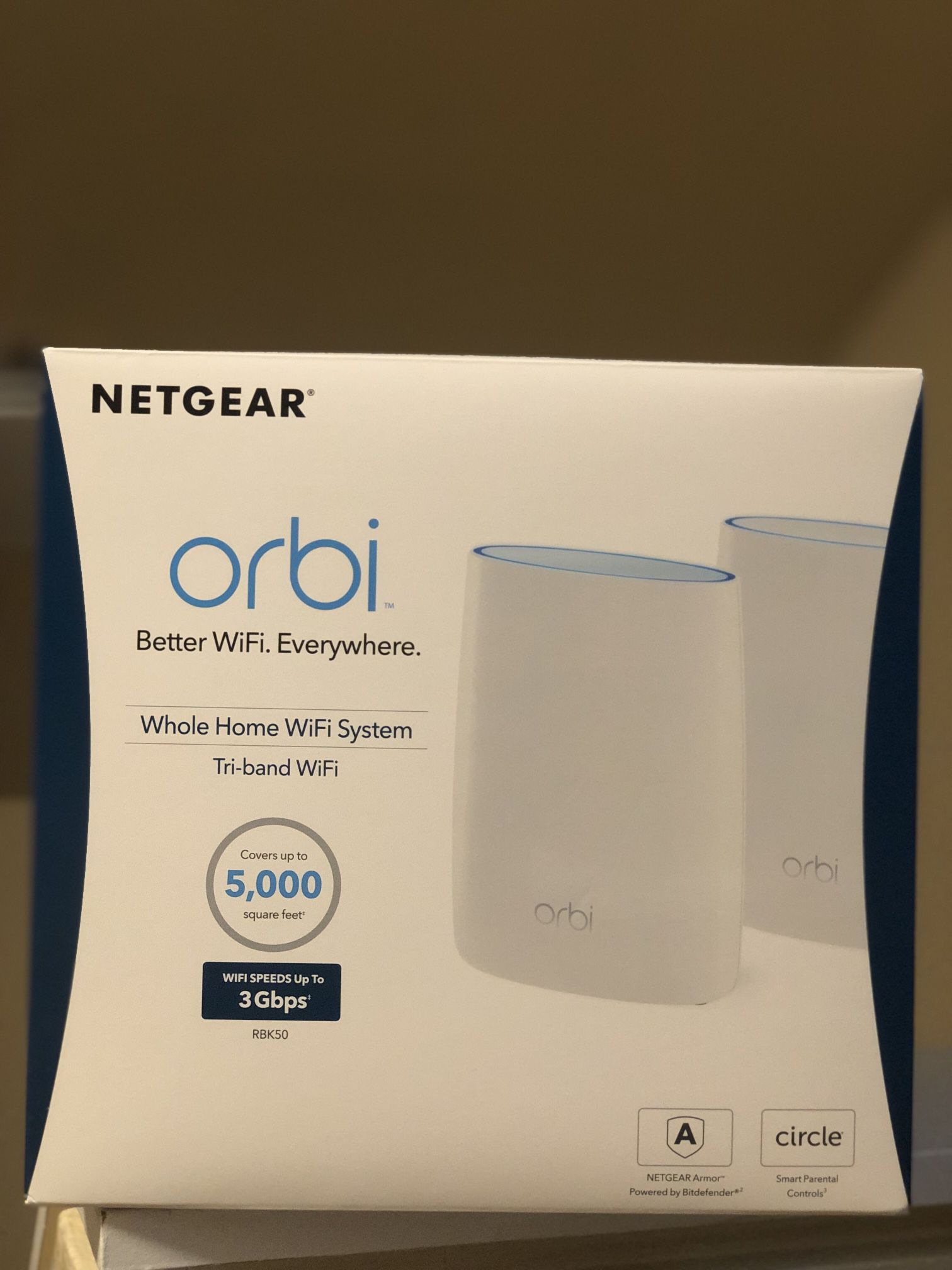 NETGEAR Orbi AC3000 Tri-band WiFi System