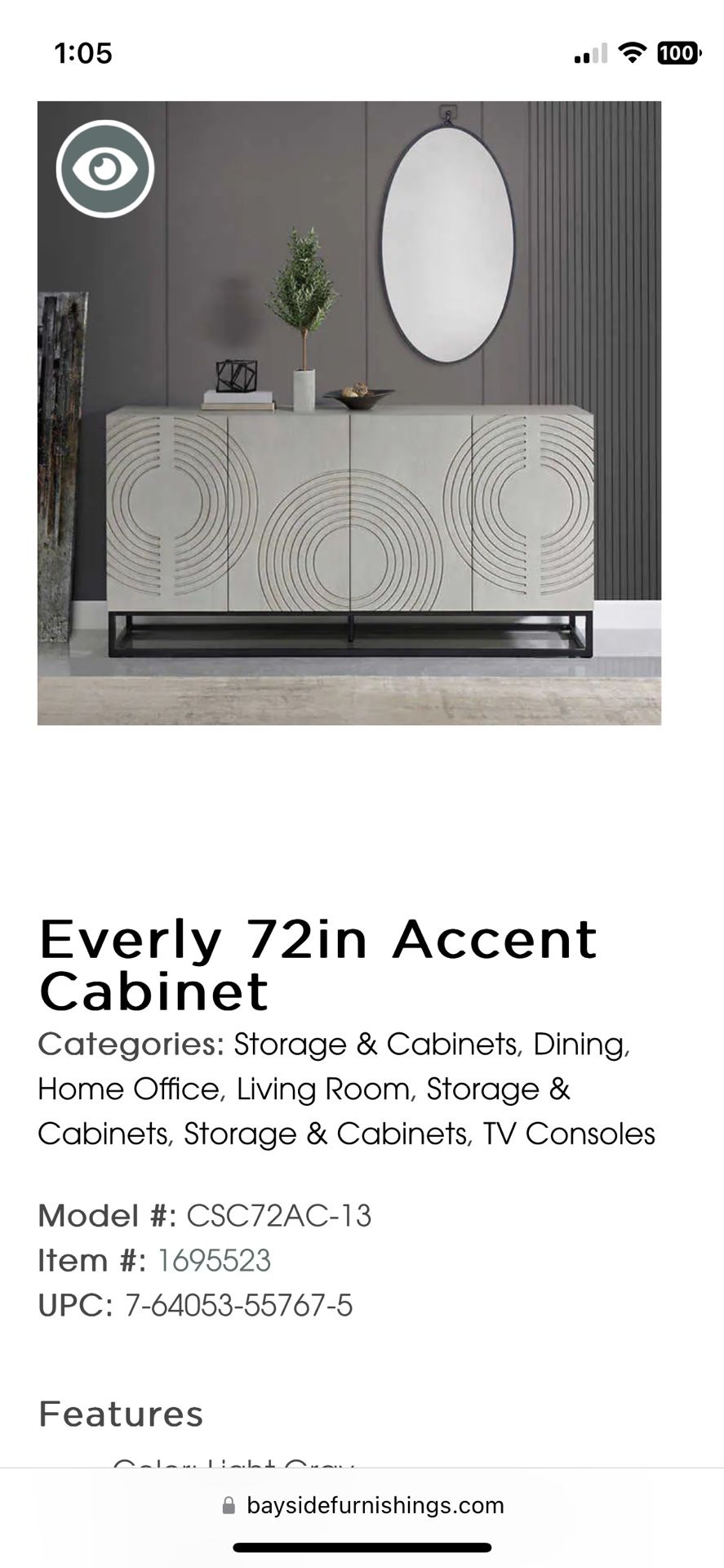 Accent Cabinet 
