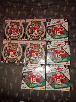 2025 Panini Select & Prizm NFL Mega Box Lot of 8