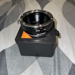 K&F Concept Eos to FX Canon Fujifilm Lens Adapter 