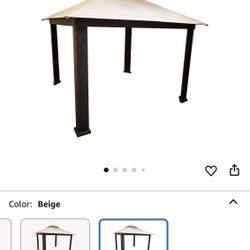 12x12 Gazebo Replacement Canopy Top (Beige) – Garden Winds RipLock 500