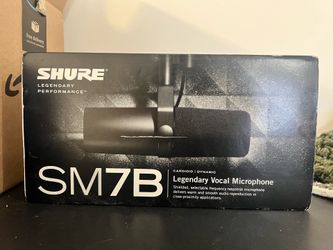Shure legendary performance vocal microphone