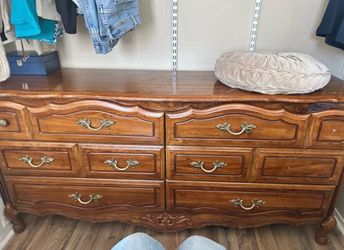 Antique wooden dresser