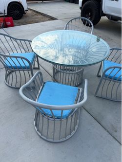 High-End Tidelli Luxury Outdoor Patio Set - 5 Piece
