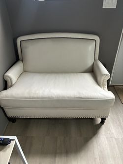 White sofa