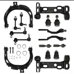 GM 16-Piece Front Suspension Kit – Trailblazer Envoy Rainier Ascender 9-7X